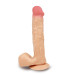 Силиконовый фаллоимитатор на присоске Brazzers, 19*4,5 см