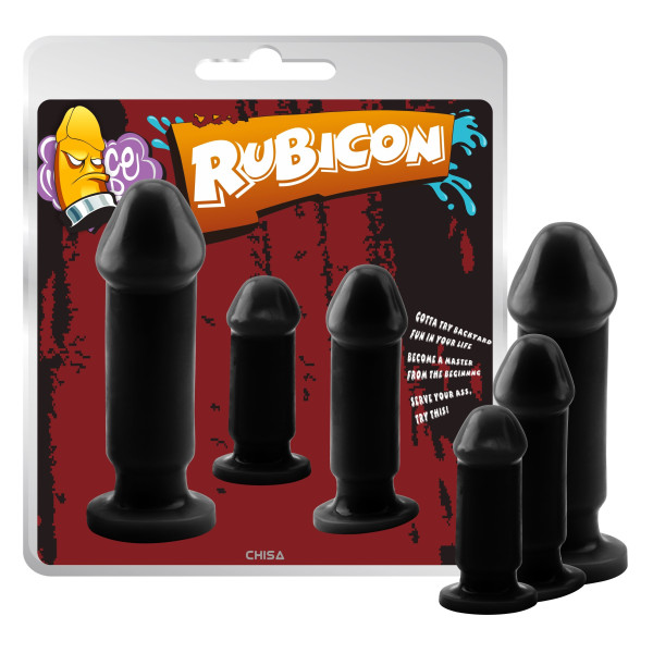 Набор анальных стимуляторов Chisa Rubicon - Anal Evil Dark Kit