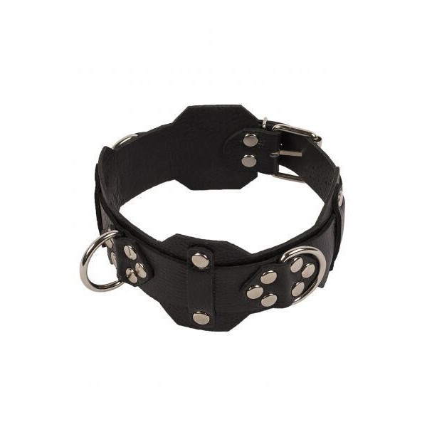Ошейник VIP Leather Collar,black