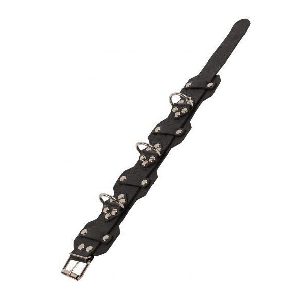 Ошейник VIP Leather Collar,black