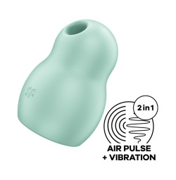 Вакуумный стимулятор с вибрацией Satisfyer Pro To Go 1 Mint