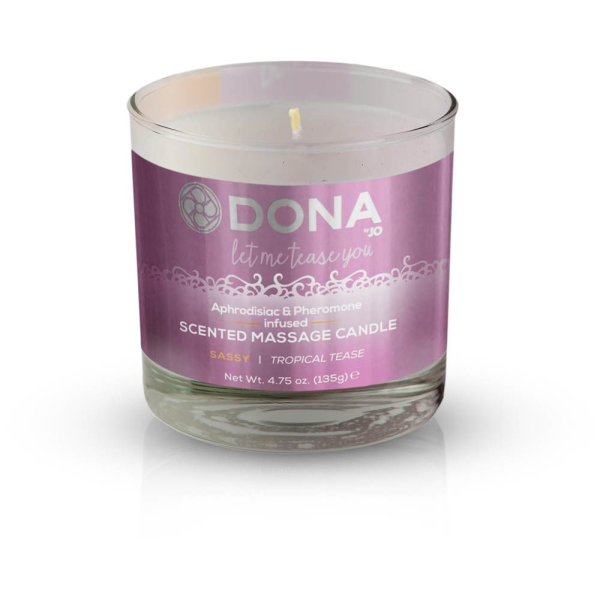 Массажная свеча DONA Scented Massage Candle Tropical Tease SASSY