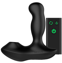 Массажер простаты Nexus Revo Air с вакуумным стимулятором промежности и вращающейся головкой