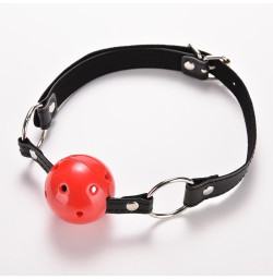 Кляп шар Plastic RED
