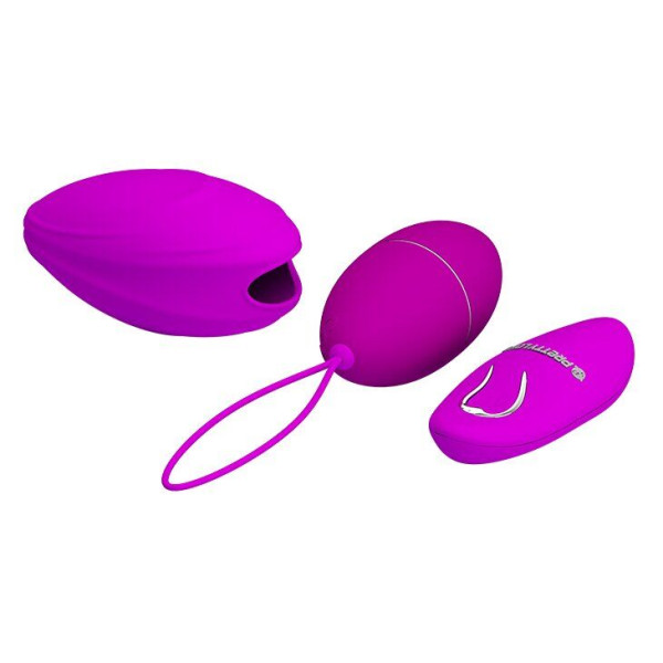 Виброяйцо с пультом ДУ Pretty Love - Hypper Egg, 7,8 см