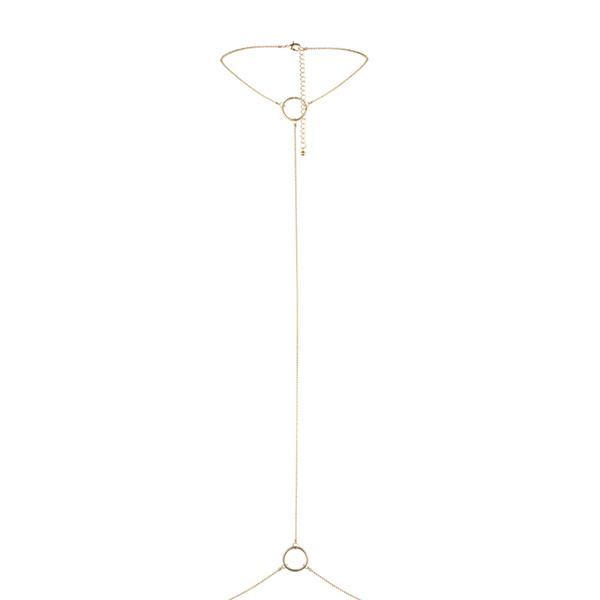 Цепочка на шею и пояс Bijoux Indiscrets Magnifique I Body Chain - Gold