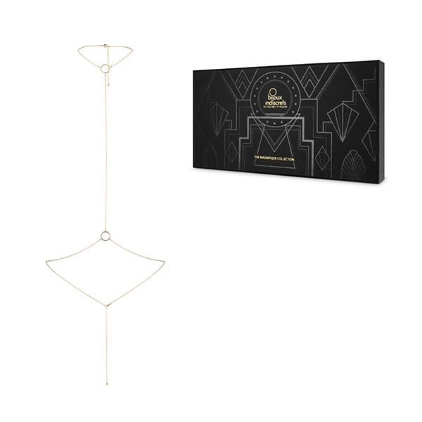 Цепочка на шею и пояс Bijoux Indiscrets Magnifique I Body Chain - Gold