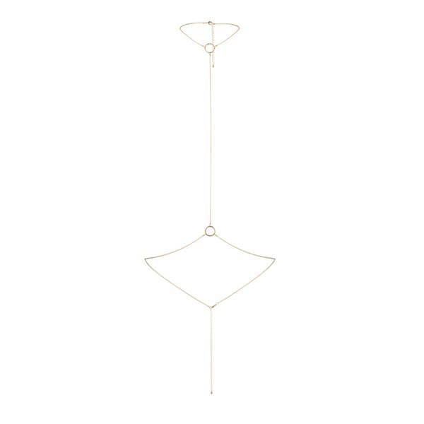 Цепочка на шею и пояс Bijoux Indiscrets Magnifique I Body Chain - Gold