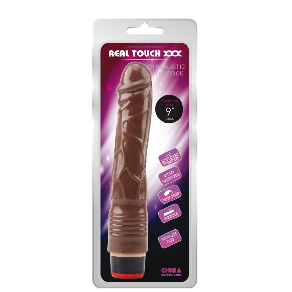 Вибратор CHISA Vibe Cock - Brown, 22,5 см
