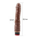 Вибратор CHISA Vibe Cock - Brown, 22,5 см