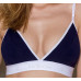 Спортивный топ с двойными бретелями Passion PS007 TOP navy blue, размер S