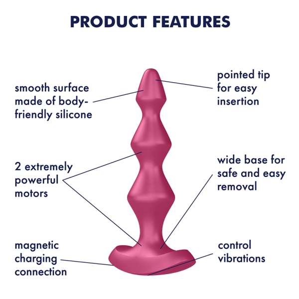 Анальный вибростимулятор Satisfyer Lolli Plug 1 Berry