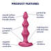 Анальный вибростимулятор Satisfyer Lolli Plug 1 Berry