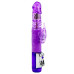 Вибратор с стимулятором клитора, ротацией и возвратно поступательным движением - Rabbit Rotating Steel Beads, 13,5 см