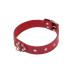 Ошейник Leather Restraints Collar, red