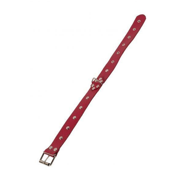 Ошейник Leather Restraints Collar, red
