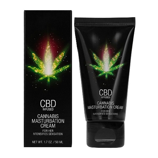 Стимулирующий крем для женщин Shots - CBD Cannabis Masturbation Cream For Her, 50 ml
