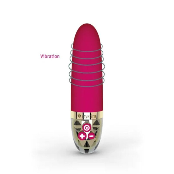 Вибратор Mystim Sleak Freak Pink, 8 режимов, внутренняя и внешняя стимуляция