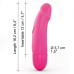 Вибратор Dorcel Real Vibration S Magenta 2.0, диам 3,7см для точки G