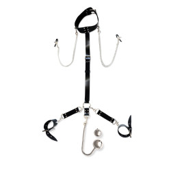 Бондажный набор с металлическим анальным крюком №4 Art of Sex Beatrice Bondage set with anal hook №4