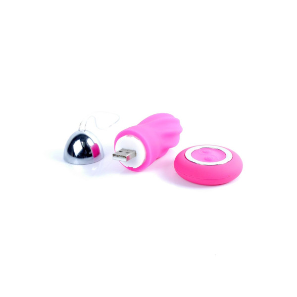 Виброяйцо с пультом ДУ - Remoted controller egg 0.1 USB Pink,