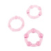 Набор из 3 шт эрекционных колец STAY HARD - Three Rings Pink,