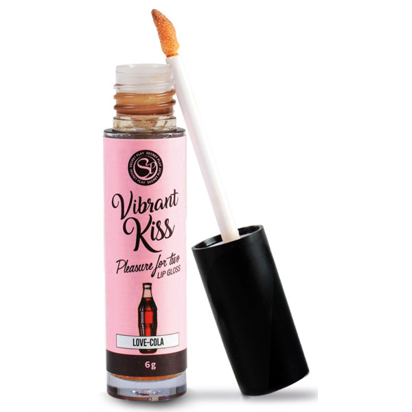 Блеск для губ с эффектом вибрации Secret Play - LIP GLOSS Vibrant Kiss Cola, 6 г