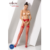 Эротические колготки-бодистокинг Passion red