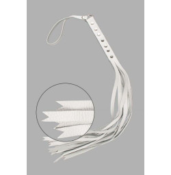 Флогер S&M Fancy Leather Floger White
