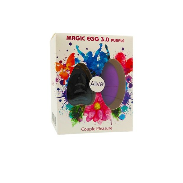 Виброяйцо Alive Magic Egg 3.0 Purple с пультом