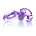 Эрекционное вибро кольцо BOSS Rabbit Vibro Cock Ring Purple