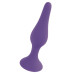 Анальный плаг Silicone Plug Purple - Extra Large,