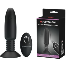 Анальная пробка Pretty Love Beaded For Extra Pleasure с риминг-эффектом и дистанционным управлением