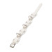 Ошейник VIP Leather Collar, white