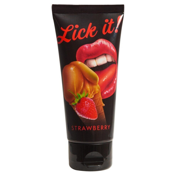 Смазка съедобная Lick-it Strawberry 100 мл