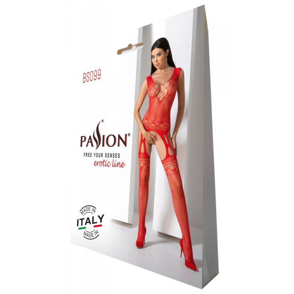Бодистокинг Passion BS099 red