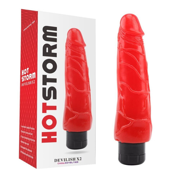 Вибратор CHISA Devilish X2, 21,5 см