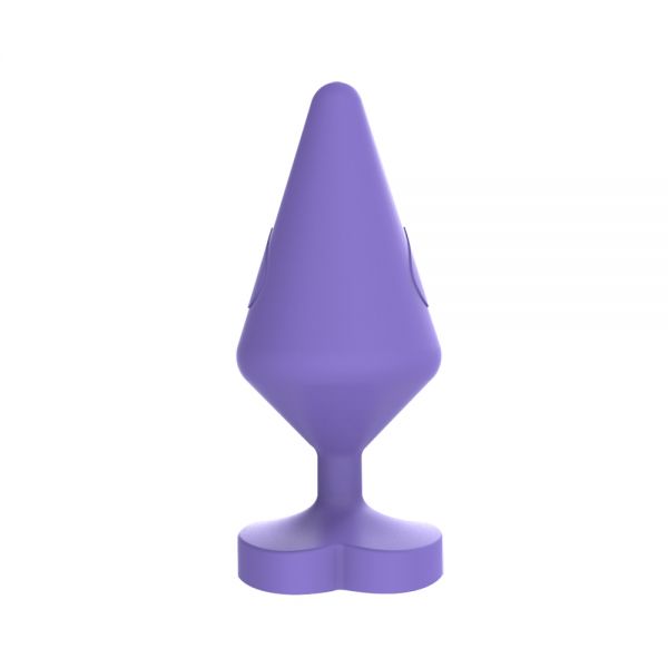 Анальный плаг CHISA Large Luv Heart Plug, Purple