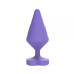 Анальный плаг CHISA Large Luv Heart Plug, Purple
