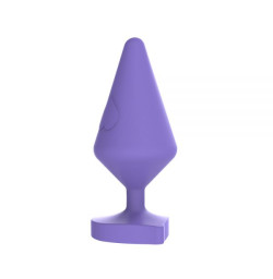 Анальный плаг CHISA Large Luv Heart Plug, Purple