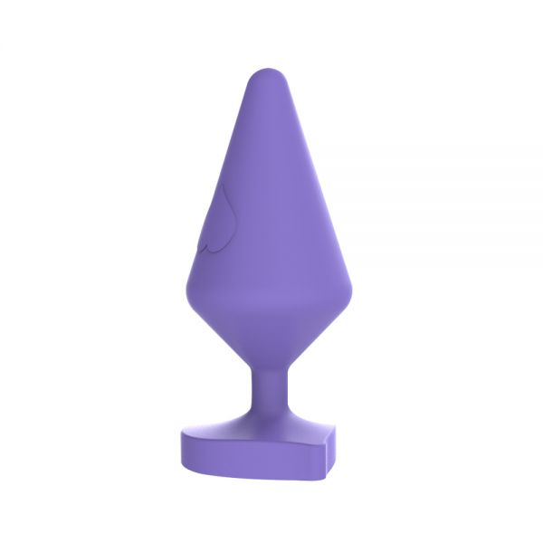 Анальный плаг CHISA Large Luv Heart Plug, Purple