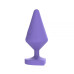 Анальный плаг CHISA Large Luv Heart Plug, Purple