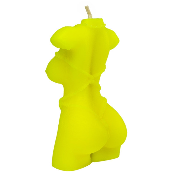 Свеча LOVE FLAME - Shibari II Yellow Fluor