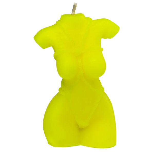 Свеча LOVE FLAME - Shibari II Yellow Fluor