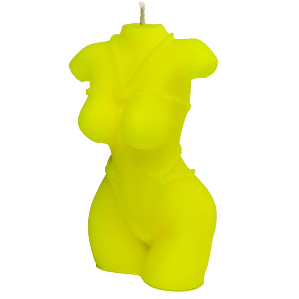 Свеча LOVE FLAME - Shibari II Yellow Fluor