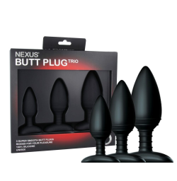 Набор анальных пробок Nexus Butt Plug Trio