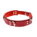 Ошейник Slave leather collar,red