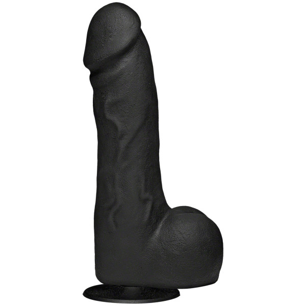 Фаллоимитатор со съемной присоской Doc Johnson Kink - The Perfect Cock Vac-U-Lock, черный, 17.8 см