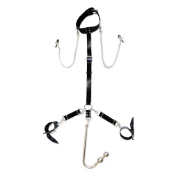 Бондажный набор с металлическим анальным крюком №3 Art of Sex Beatrice Bondage set with anal hook №3