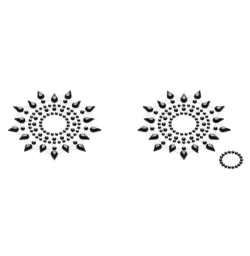 Пэстис из кристаллов Petits Joujoux Gloria set of 2 - Black
